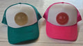 Trucker Snapback Pastel Hat Smiley Face Design