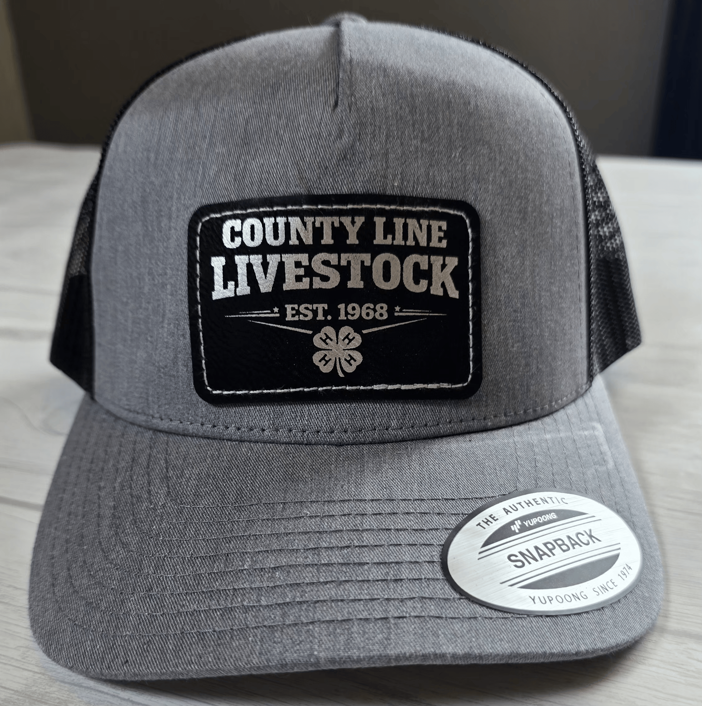 Leather Patch Snapback Trucker Hats