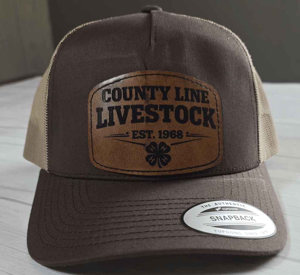 Leather Patch Snapback Trucker Hats