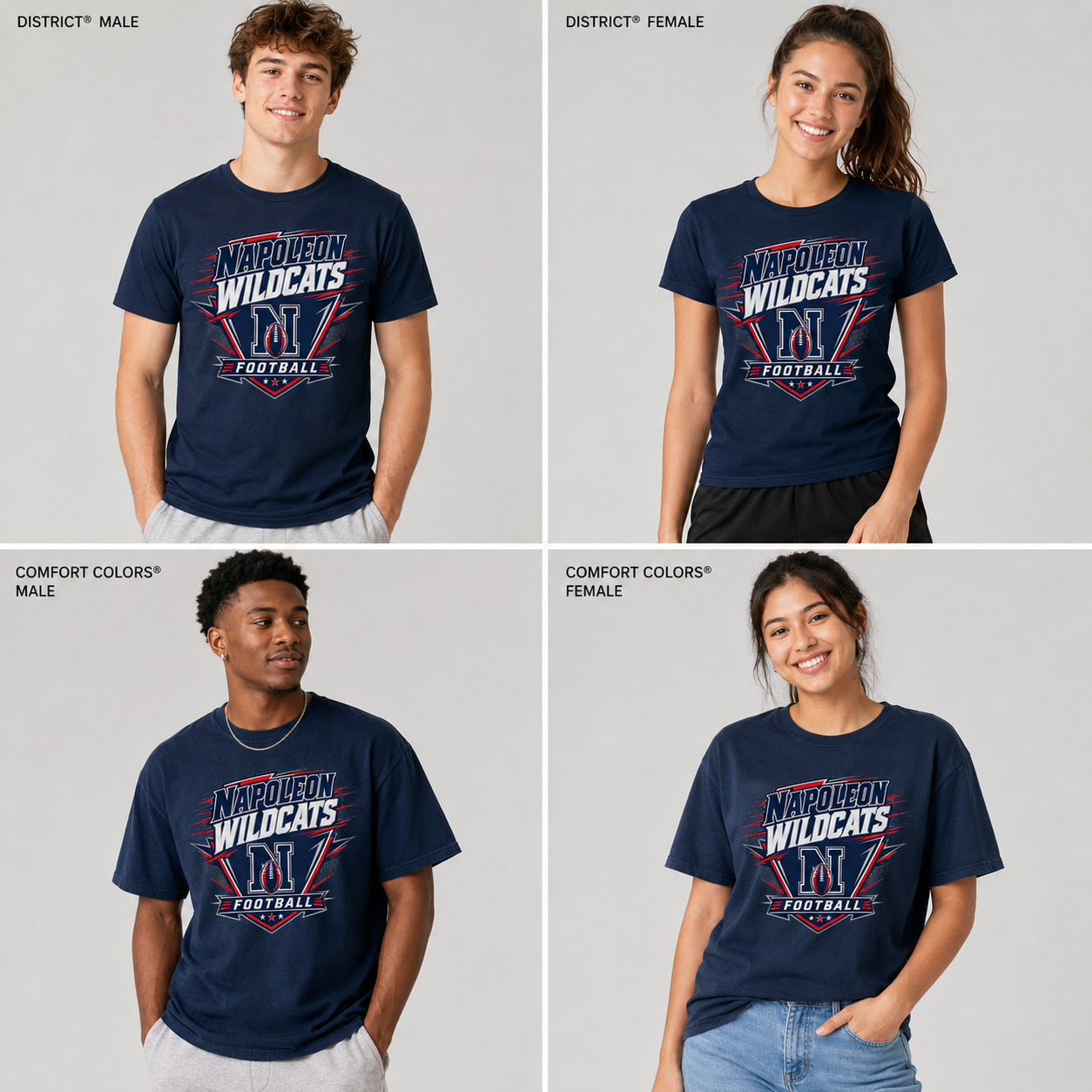 Napoleon Football T Shirt Design 11
