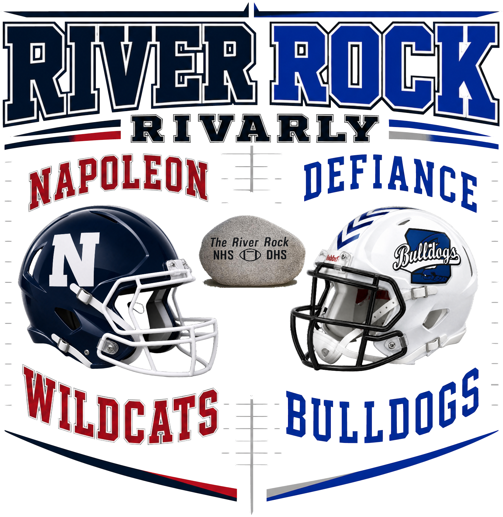 Napoleon Football River Rock Rivalry T Shirt