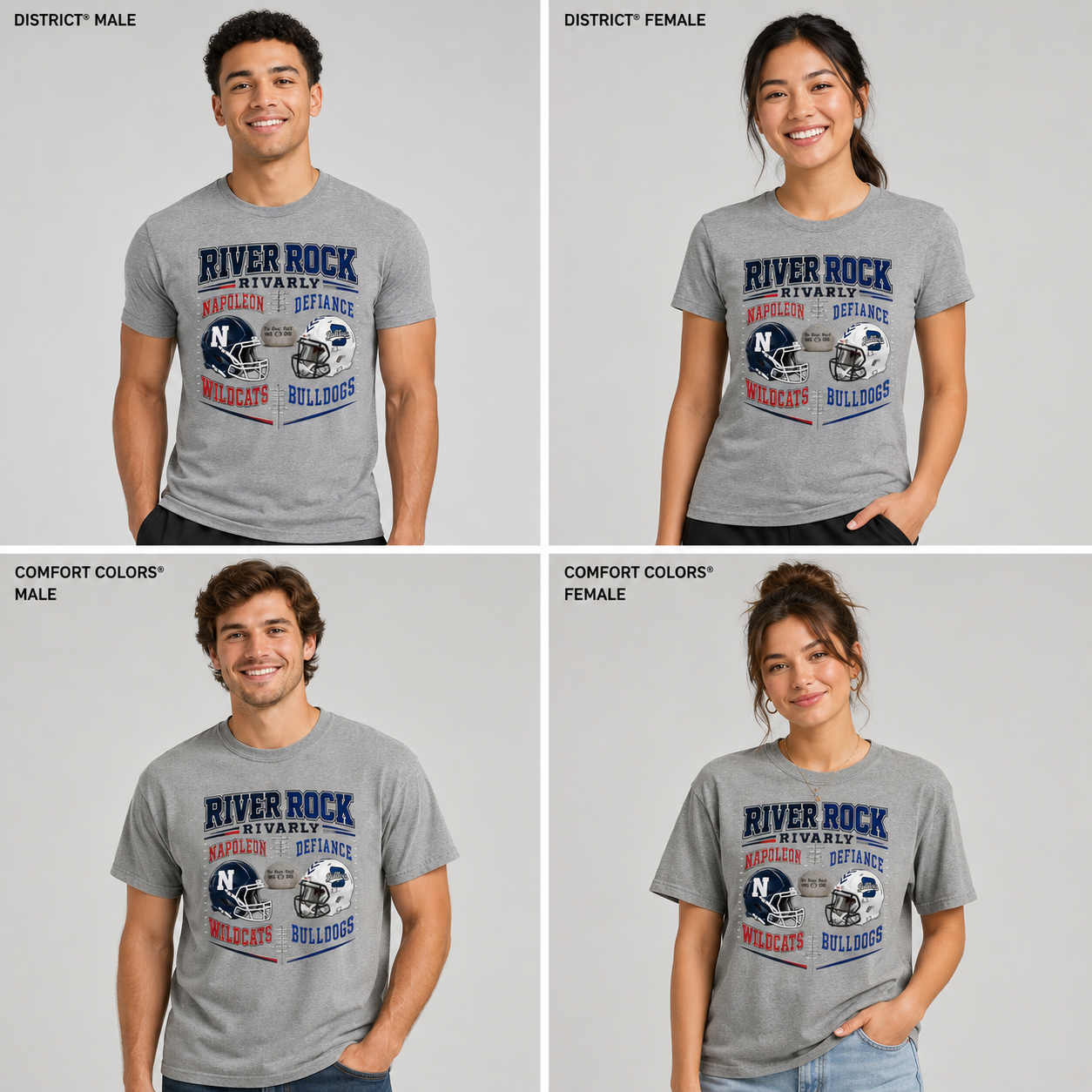 Napoleon Football River Rock Rivalry T Shirt