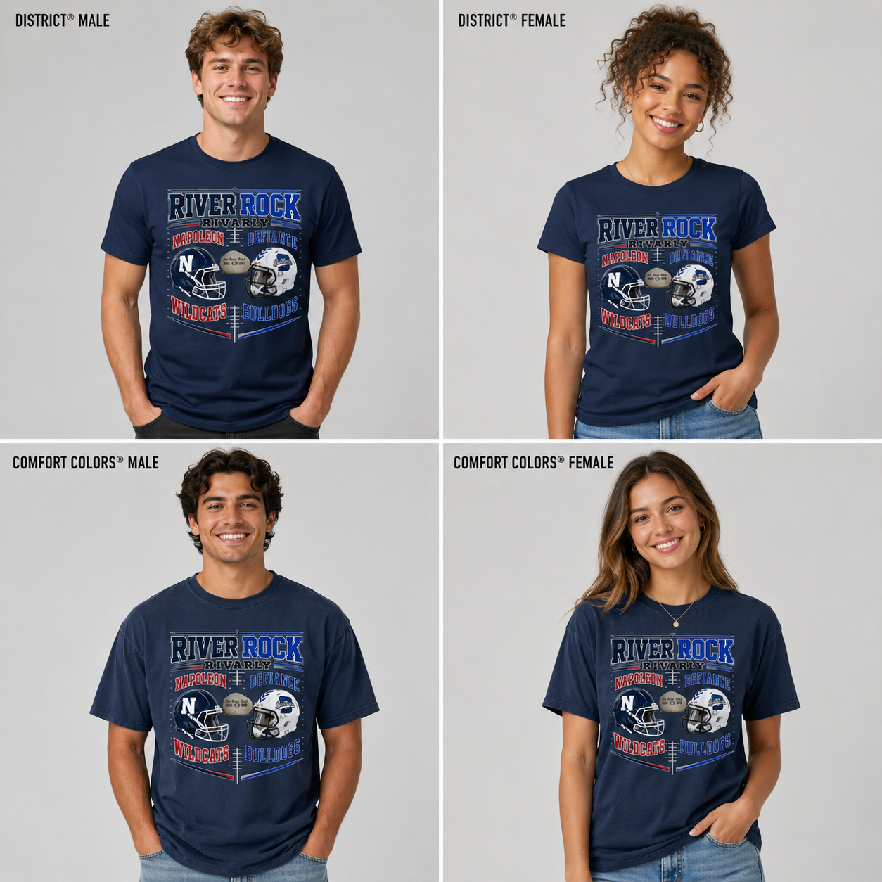 Napoleon Football River Rock Rivalry T Shirt