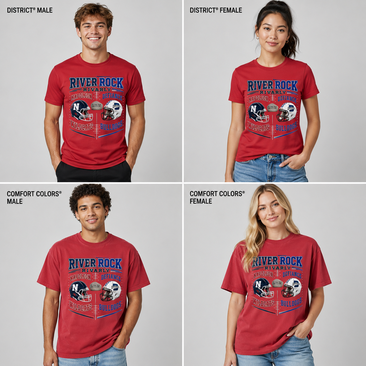 Napoleon Football River Rock Rivalry T Shirt
