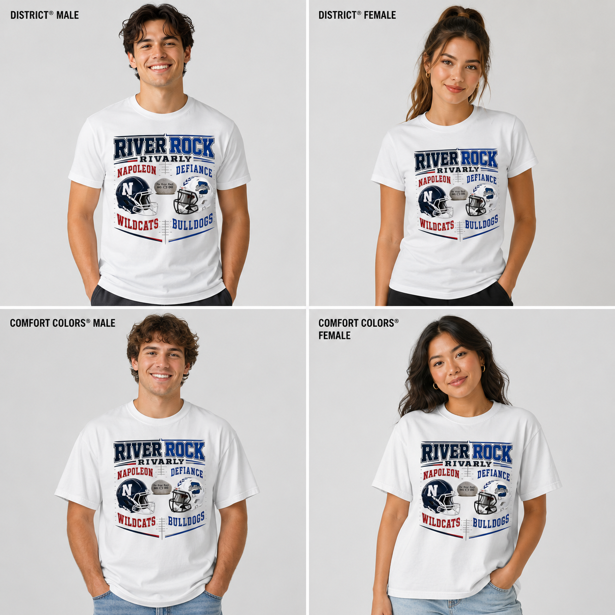 Napoleon Football River Rock Rivalry T Shirt