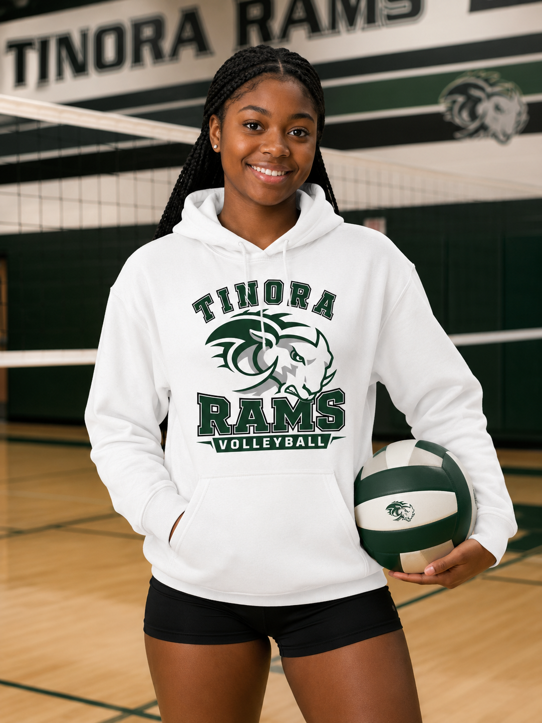 Tinora Rams Volleyball Hoodie Design 2