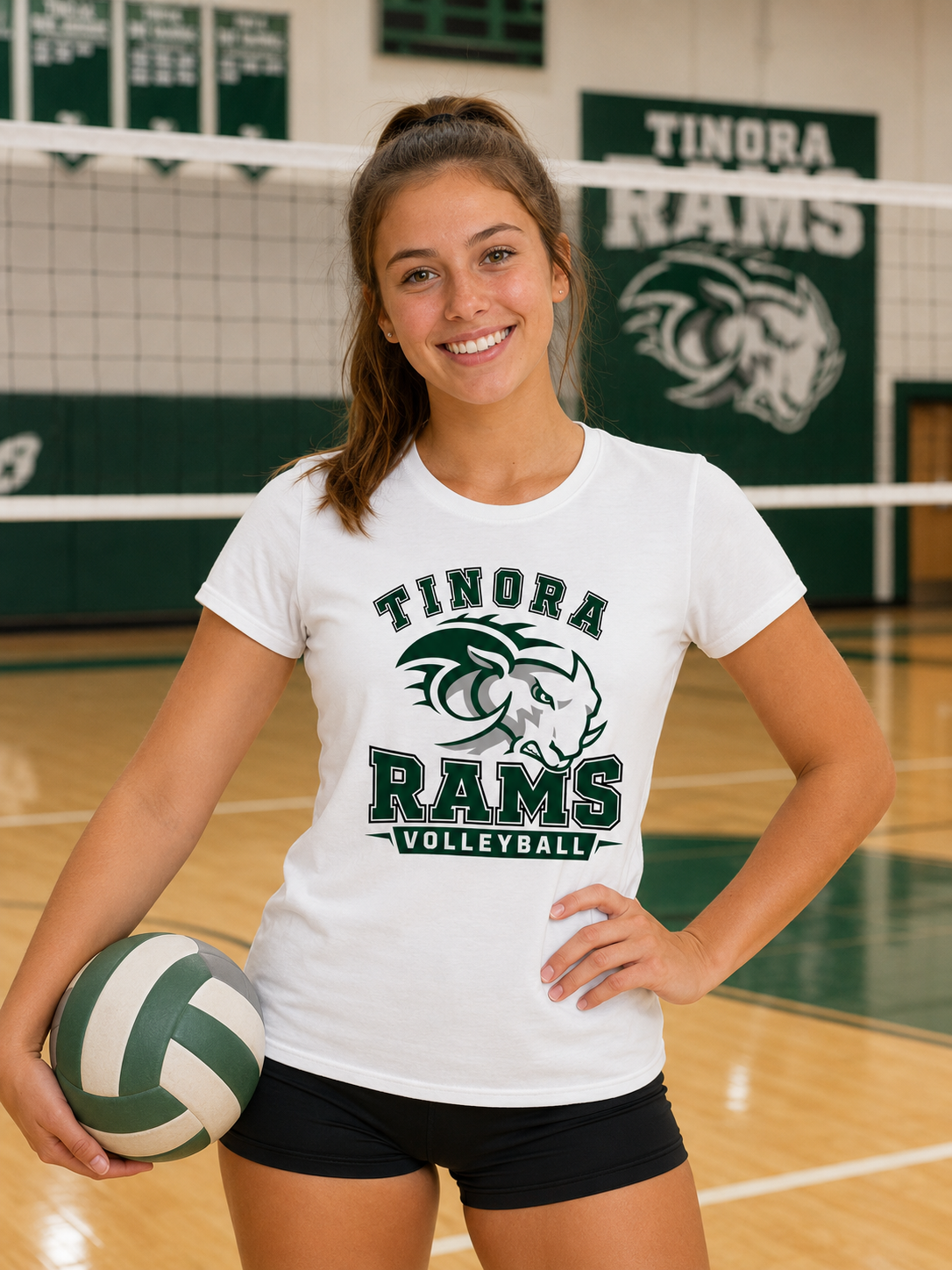 Tinora Rams Volleyball Womens T shirt Design 2