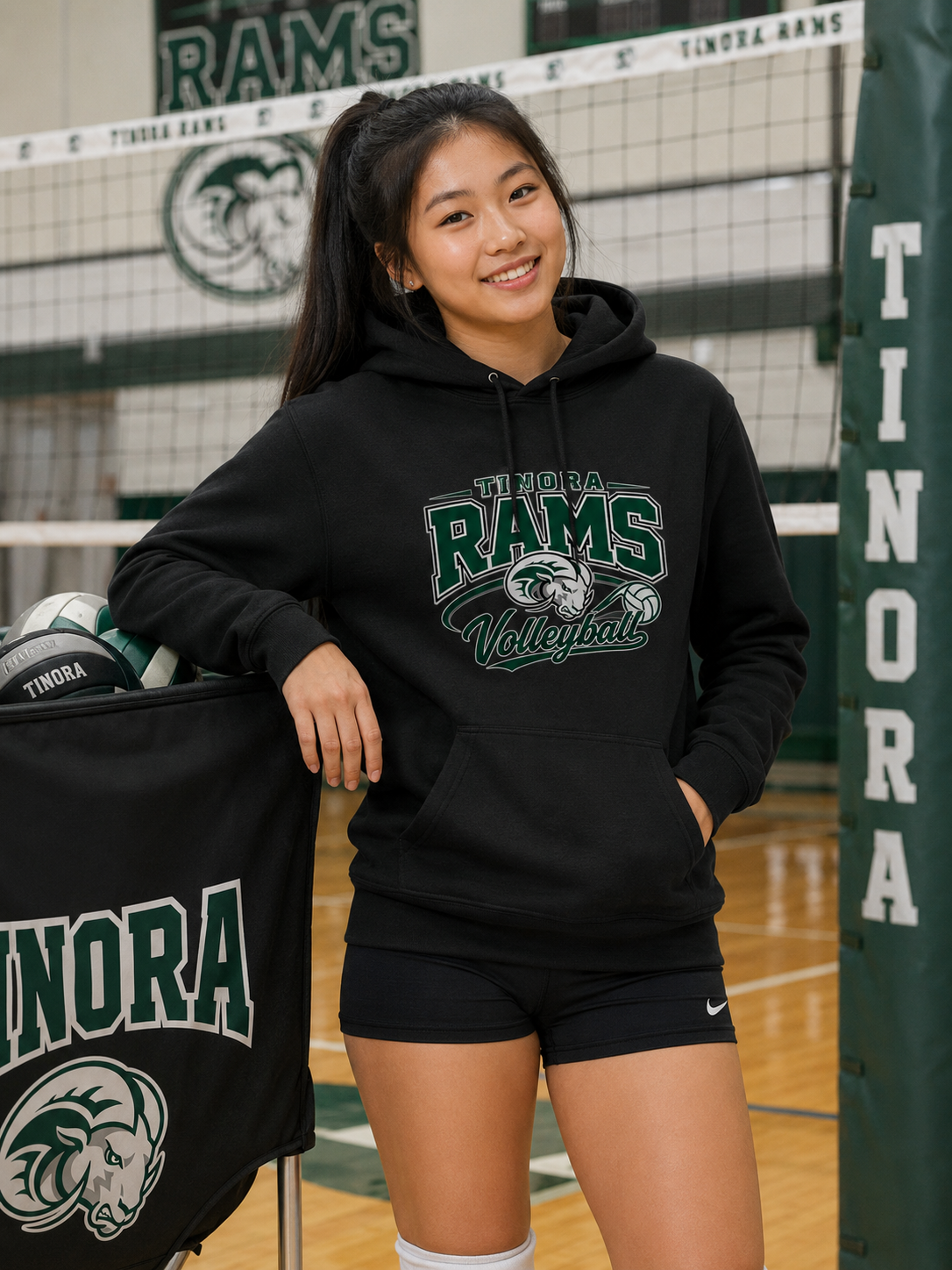 Tinora Rams Volleyball Hoodie Design 3