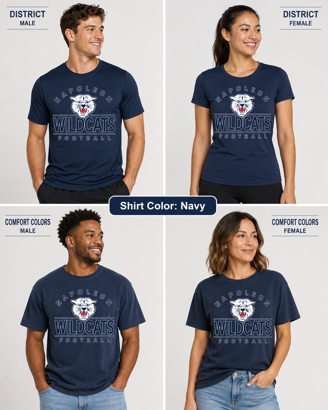 Napoleon Football T Shirt Design 4