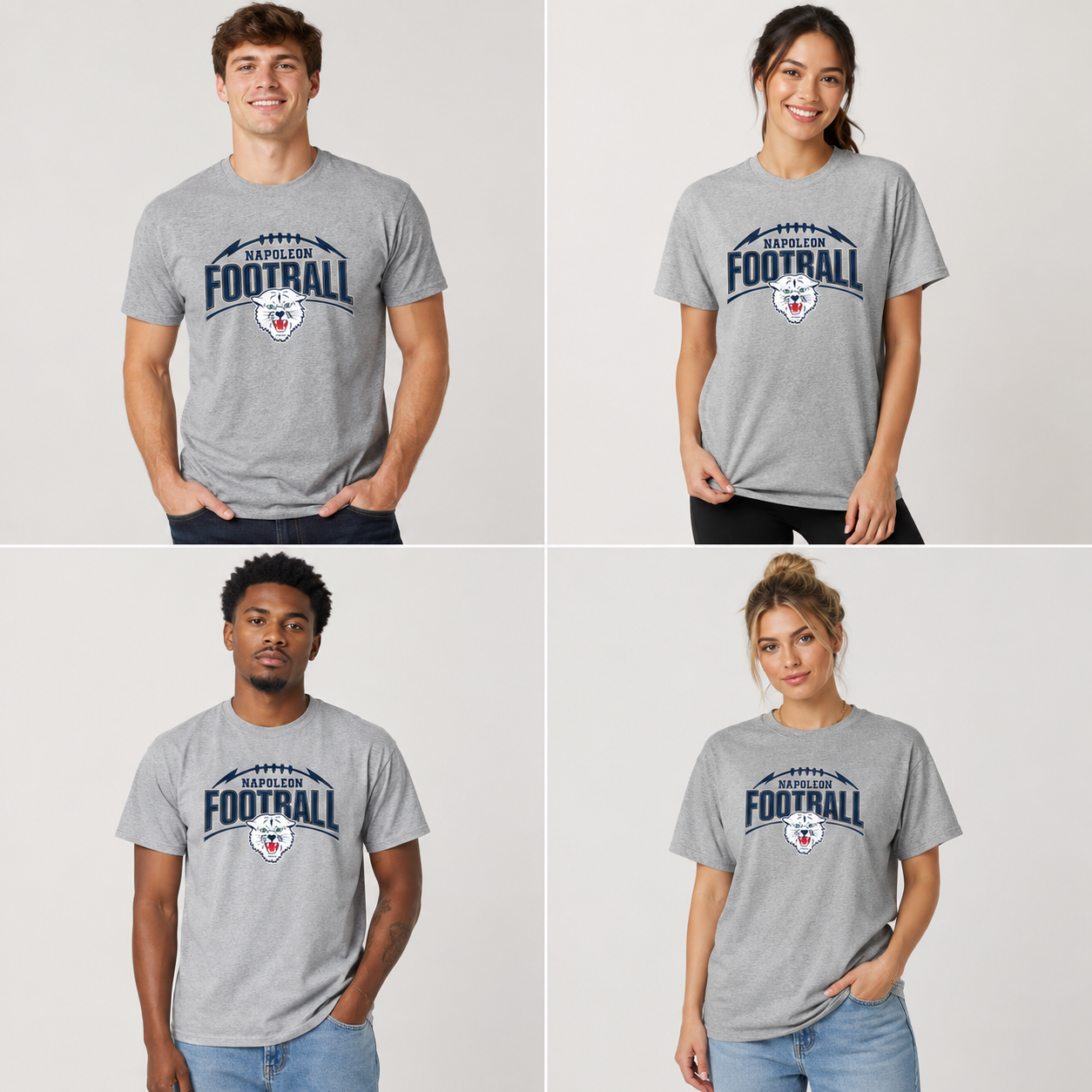 Napoleon Football T Shirt Design 8