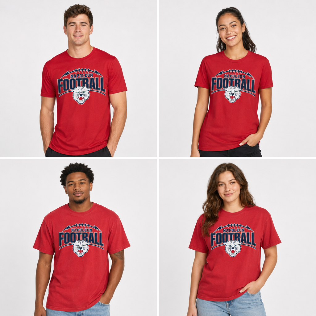 Napoleon Football T Shirt Design 8