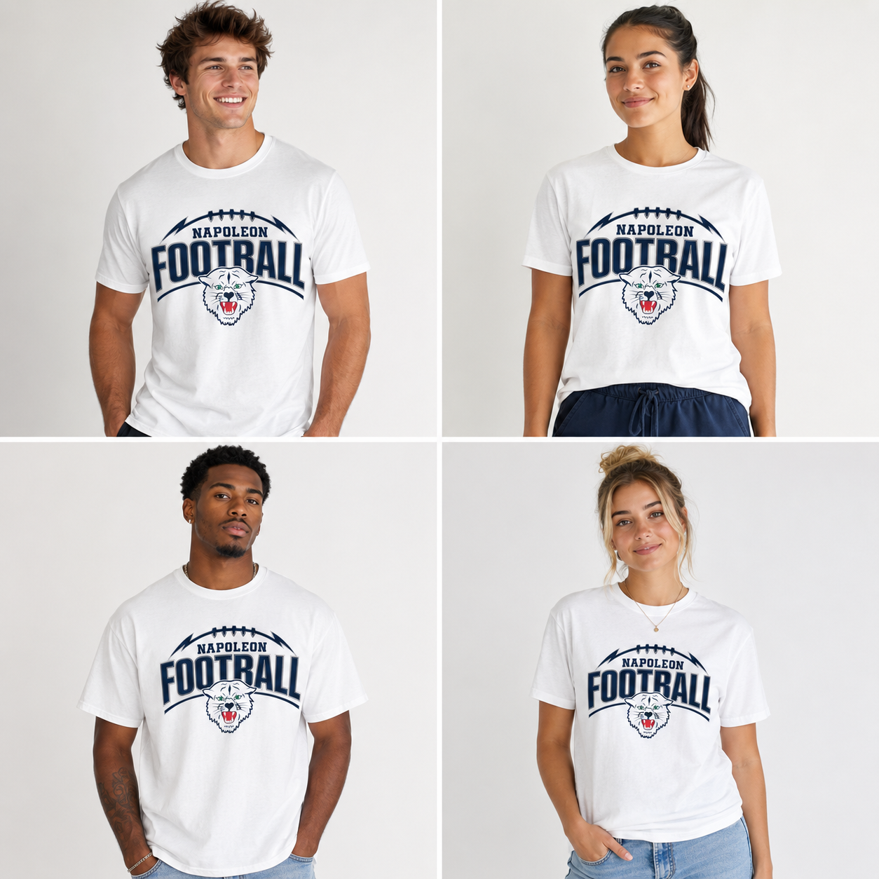 Napoleon Football T Shirt Design 8
