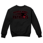 Blackout w/ Red Outline Patrick Henry Patriots Crewneck Sweatshirt