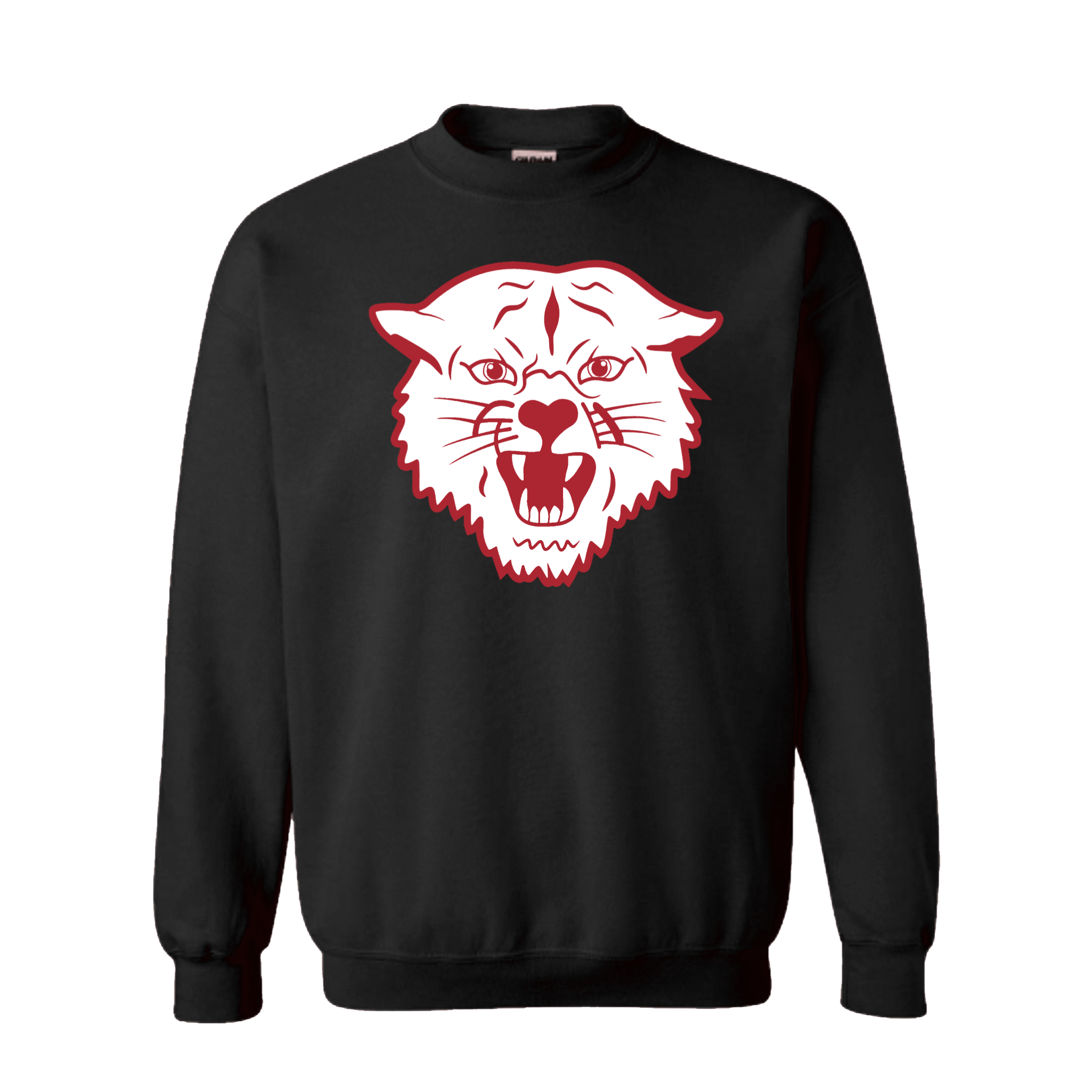 Red / White Napoleon Wildcat Crewneck Sweatshirt