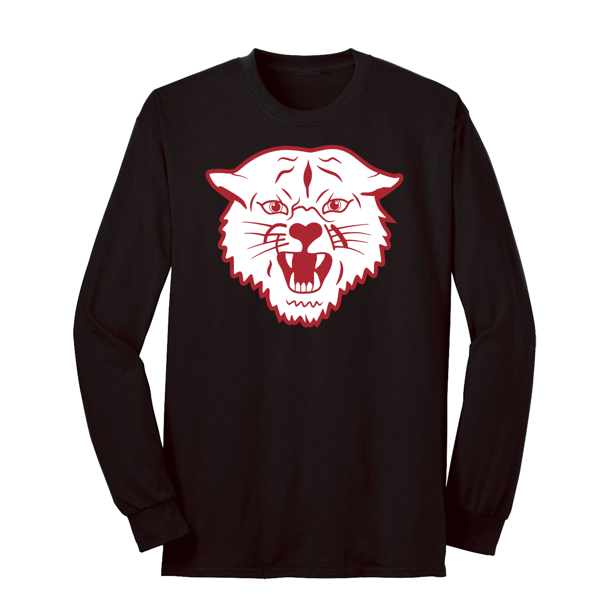 Red / White Napoleon Wildcat Long Sleeve Tee