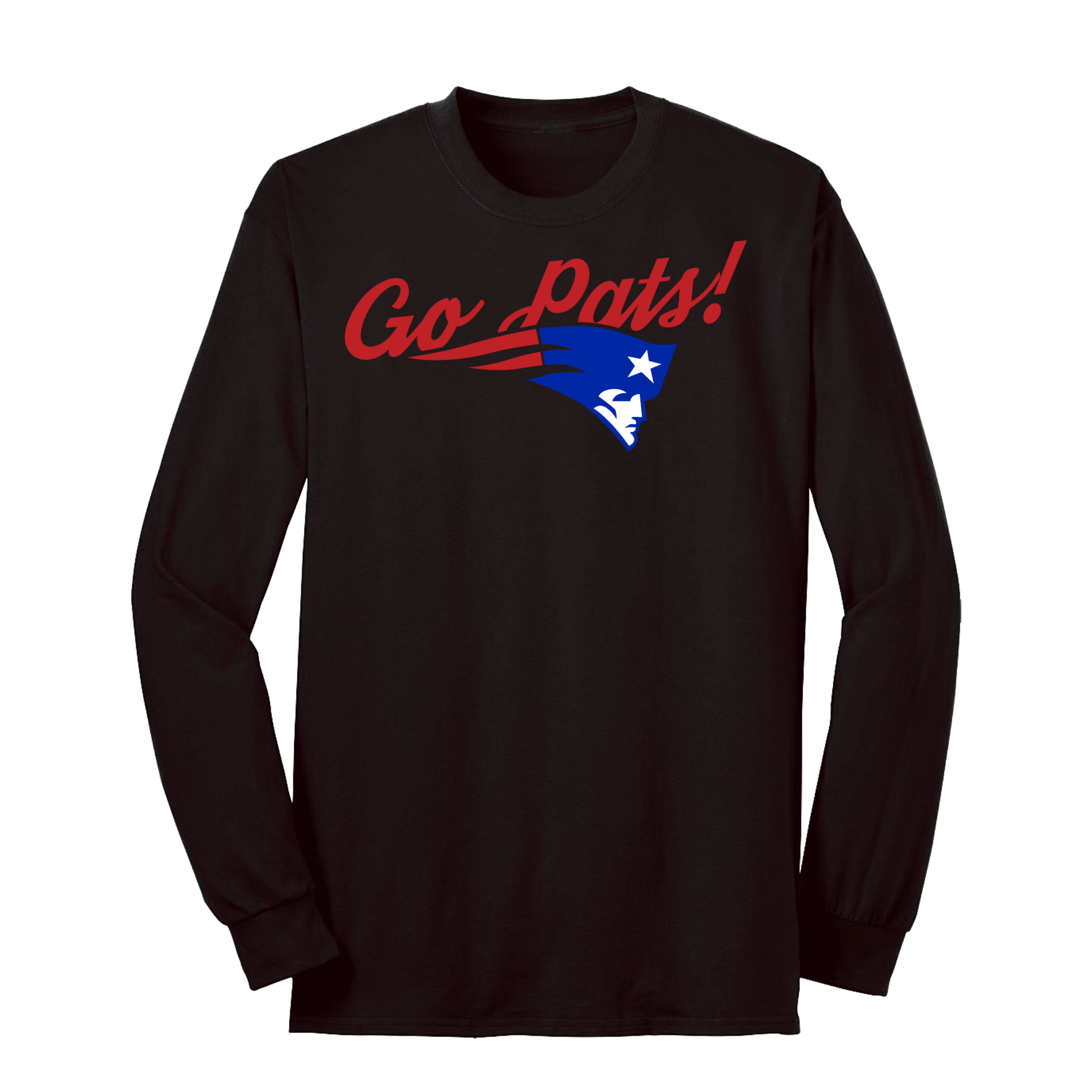 Patrick Henry "Go Pats!" Long Sleeve Tee
