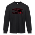 Blackout w/ Red Outline Patrick Henry Patriots Long Sleeve Tee