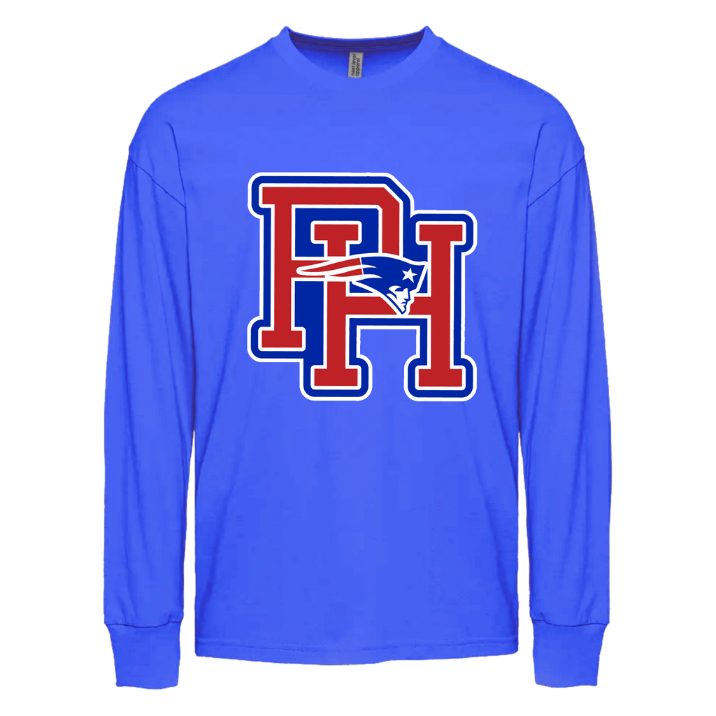 Patrick Henry Patriots Logo Combo Long Sleeve Tee