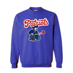 Patriots Minuteman Basketball Cannon Crewneck Sweatshirt