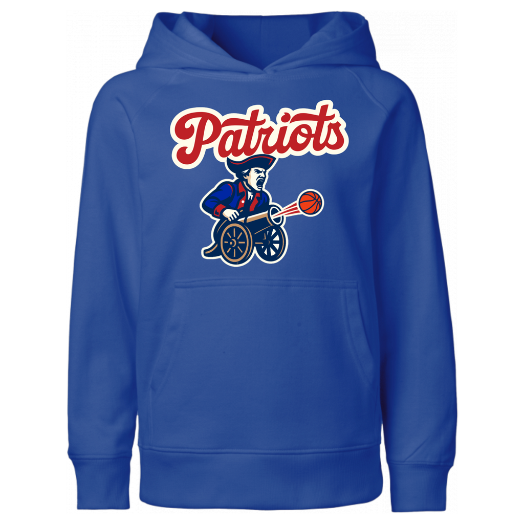 Patriots Minuteman Basketball Canon Hooded Sweatshirt