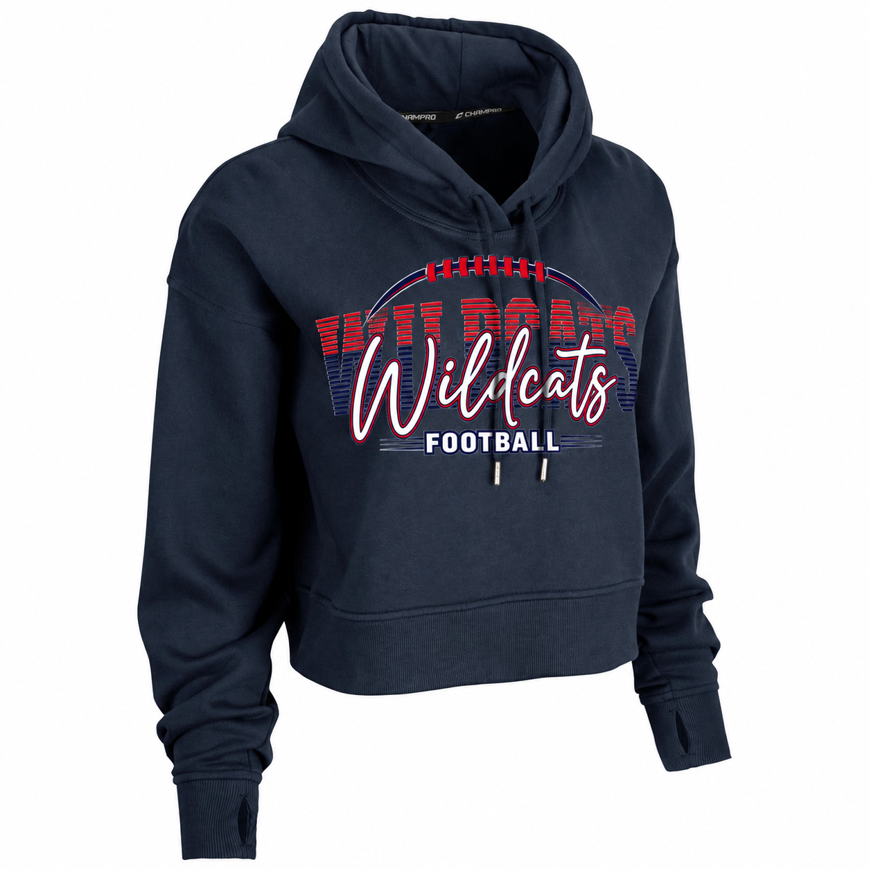Womens VICTORY FLEECE WOMEN'S CROP HOODIE VFCH1