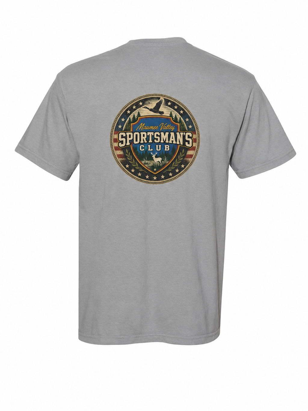 Heritage Maumee Logo Design Comfort Colors Heavyweight T shirt
