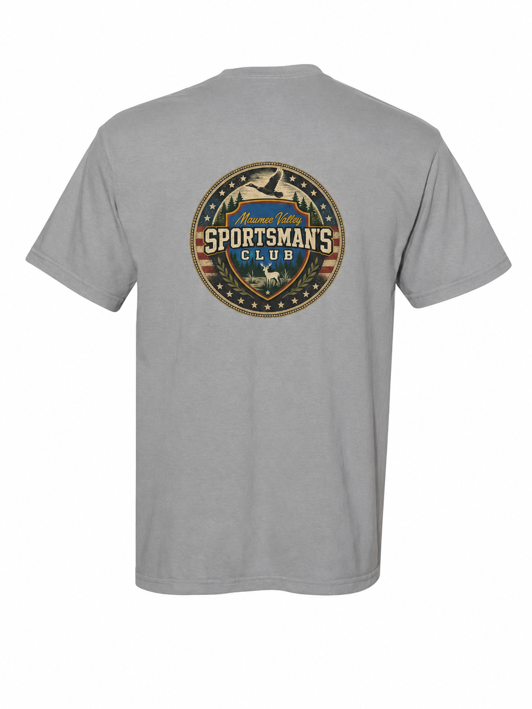 Heritage Maumee Logo Design Comfort Colors Heavyweight T shirt
