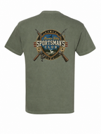 Shotgun and Reel Design Comfort Colors Heavyweight T shirt