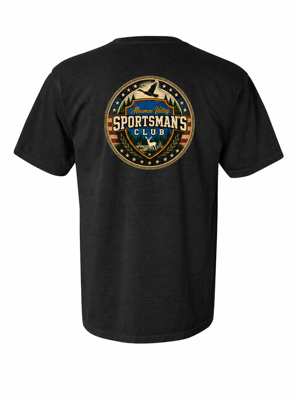 Heritage Maumee Logo Design Comfort Colors Heavyweight T shirt
