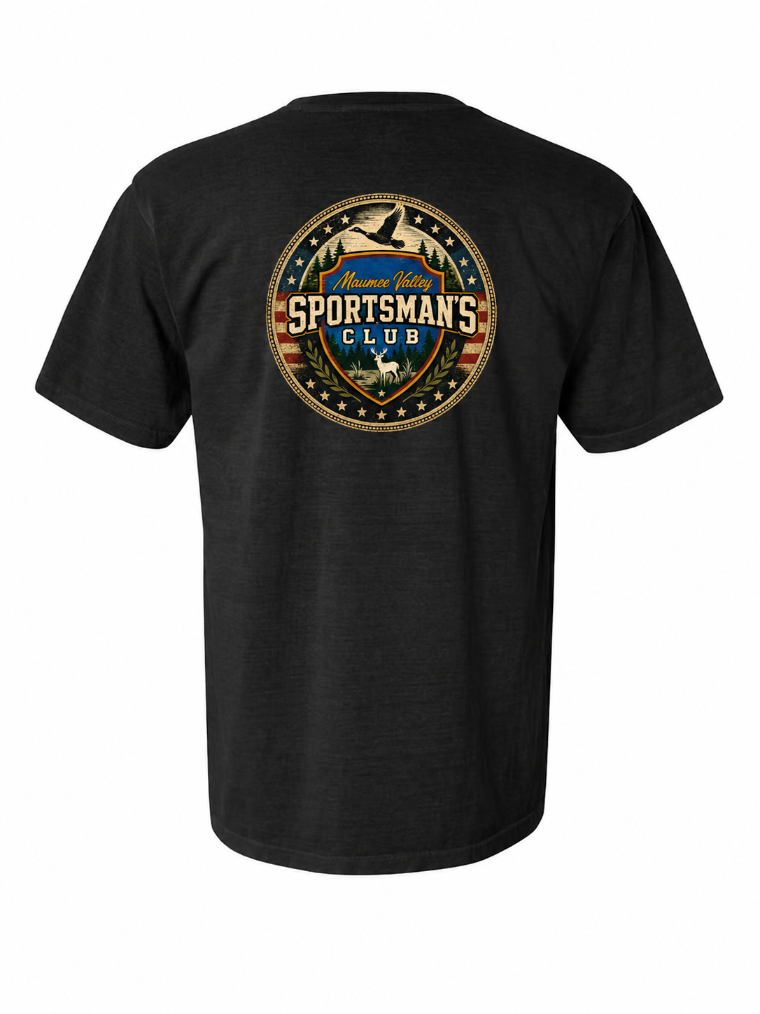 Heritage Maumee Logo Design Comfort Colors Heavyweight T shirt