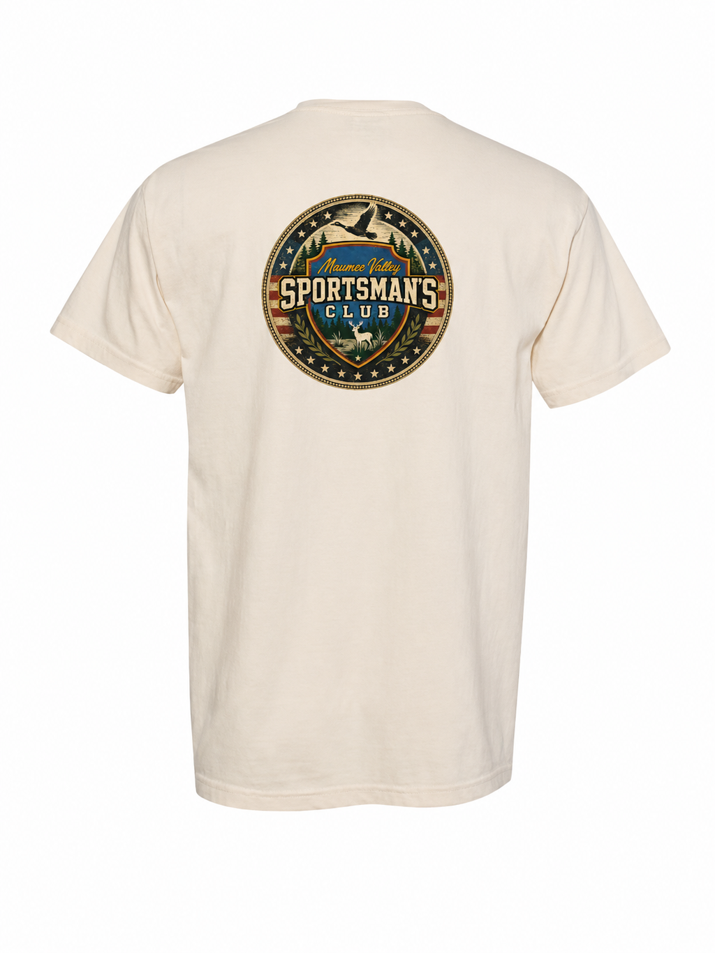 Heritage Maumee Logo Design Comfort Colors Heavyweight T shirt