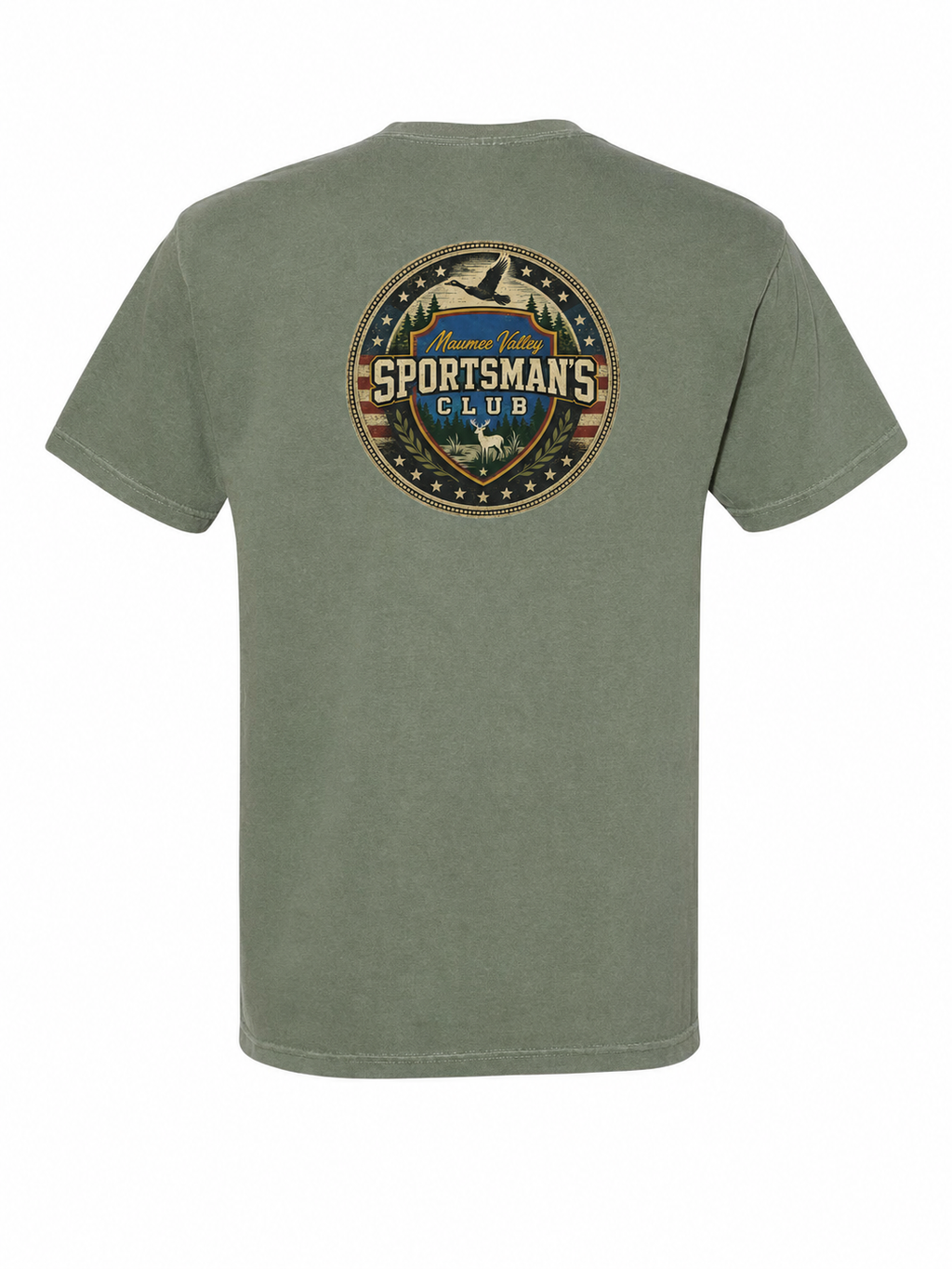 Heritage Maumee Logo Design Comfort Colors Heavyweight T shirt