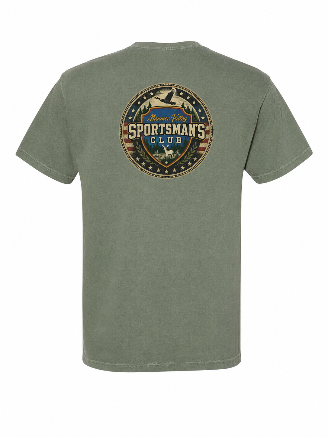 Heritage Maumee Logo Design Comfort Colors Heavyweight T shirt