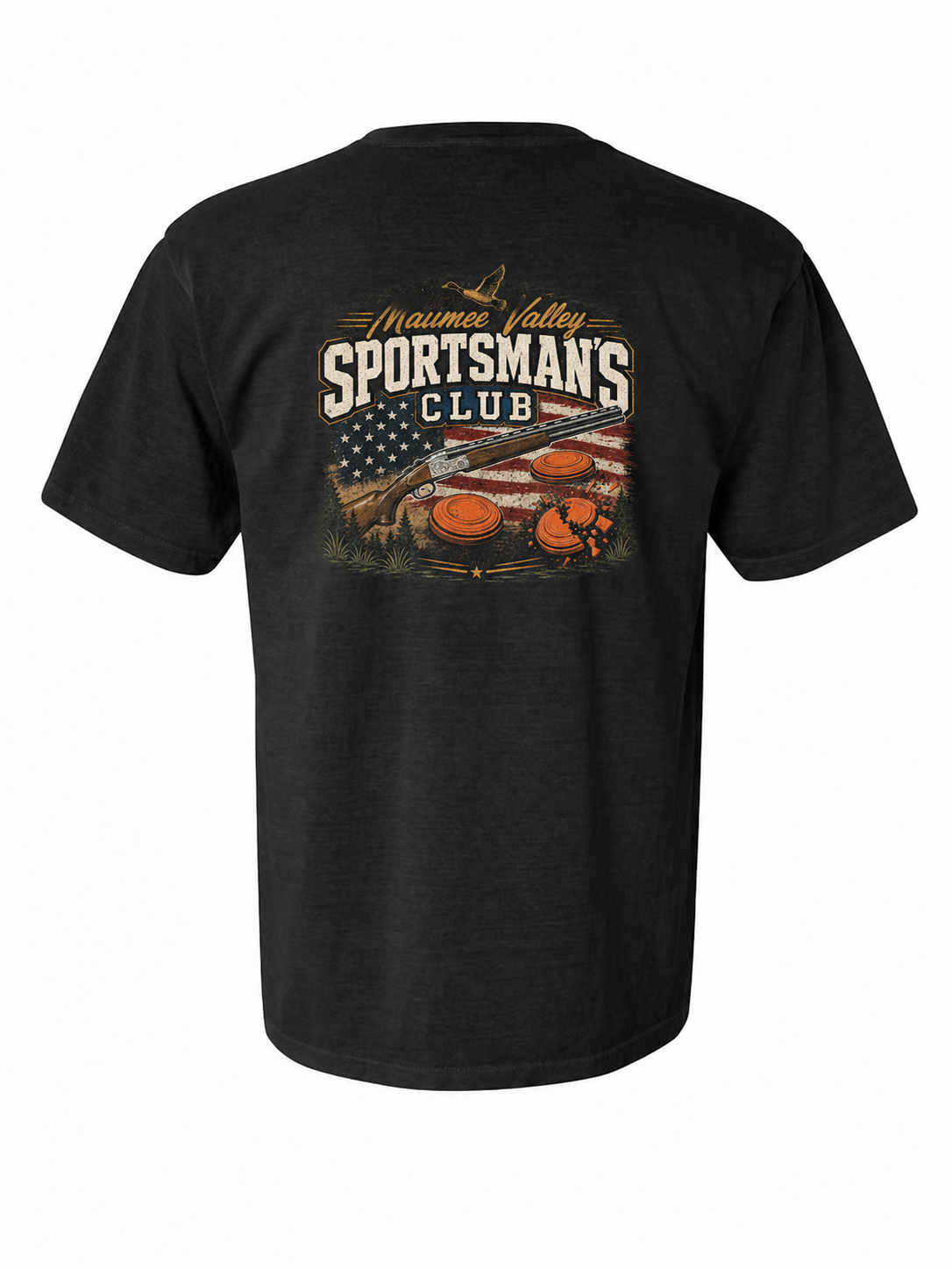 Sport Clays Design Comfort Colors Heavyweight T shirt