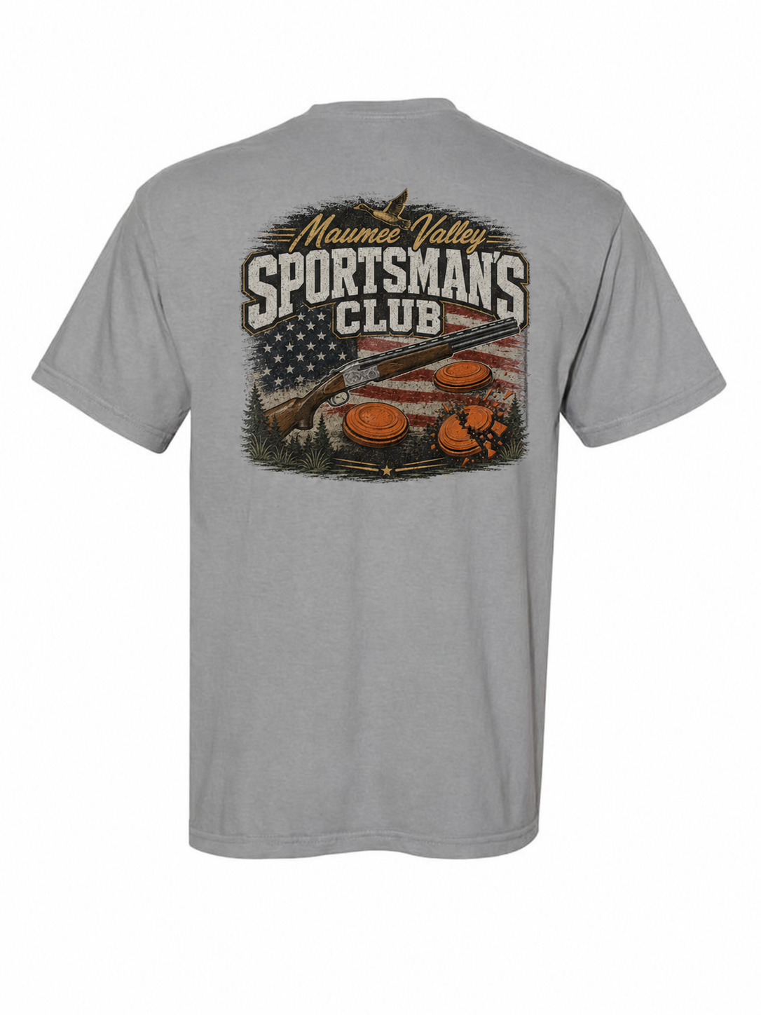 Sport Clays Design Comfort Colors Heavyweight T shirt