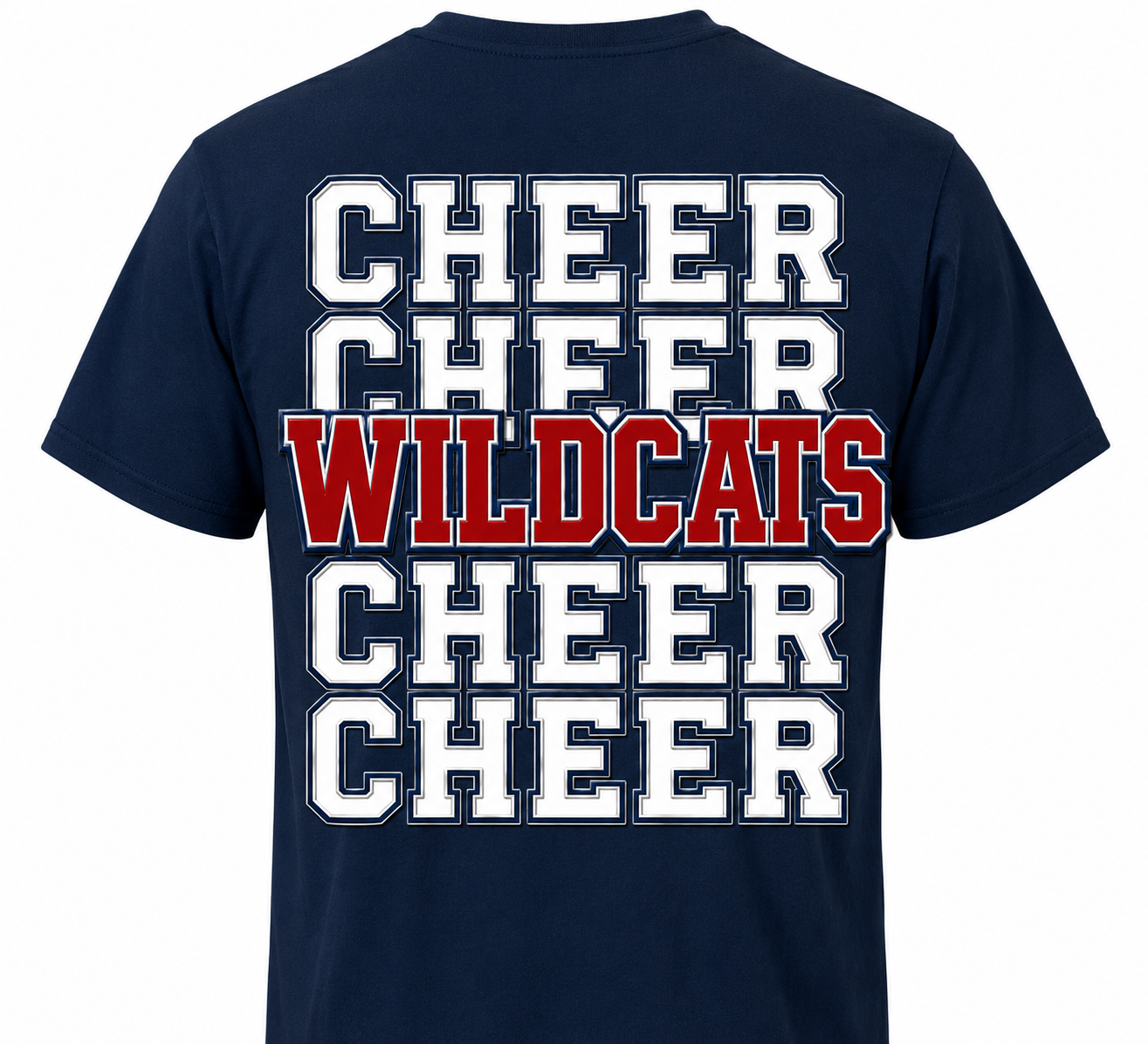 Youth and Unisex wildcat cheer t-shirt