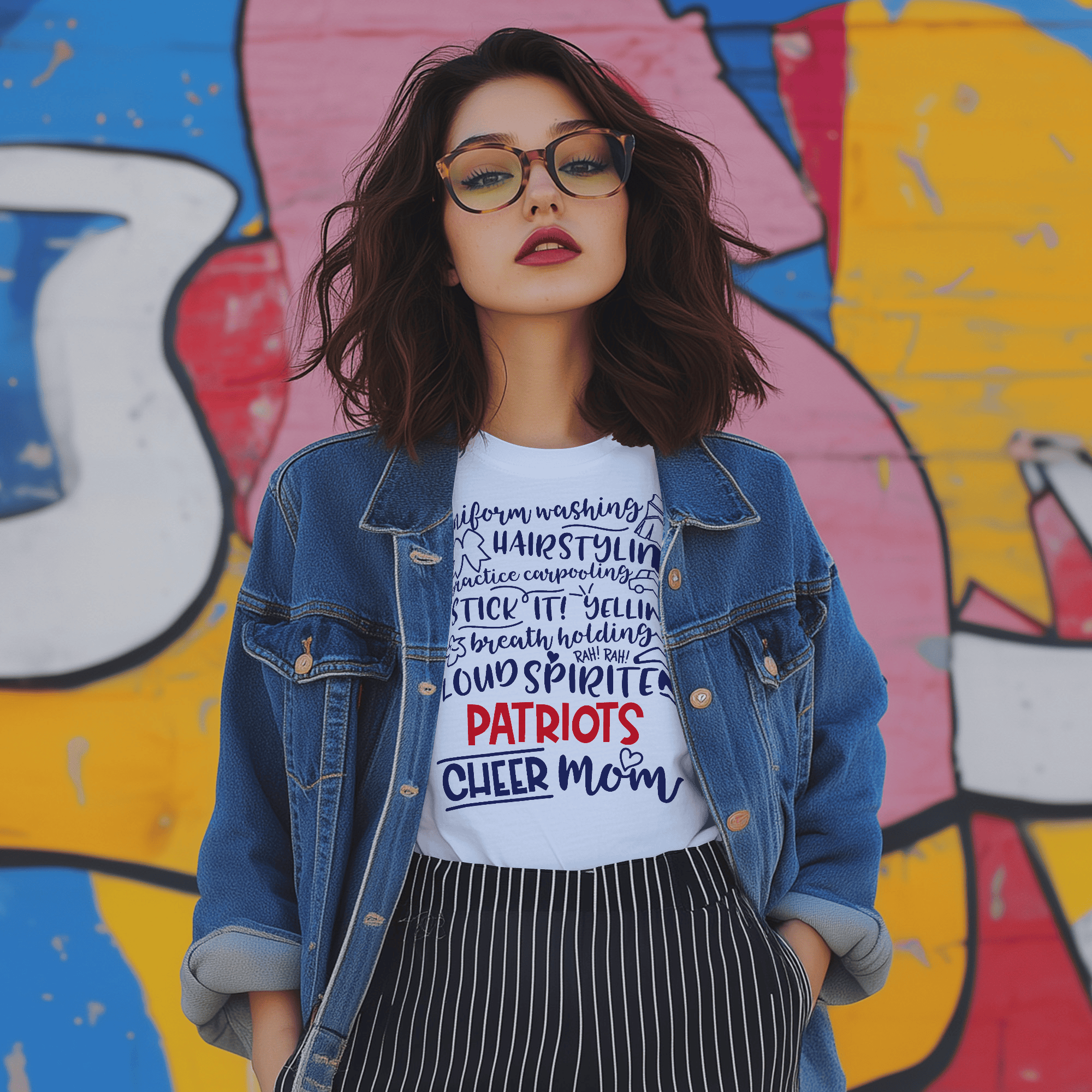 Patriots Generic Stars Modern T Shirt Adult Sizing