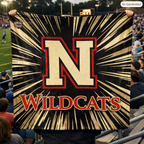 Wildcat Fleece Blanket Sublimated Design 50"x60"
