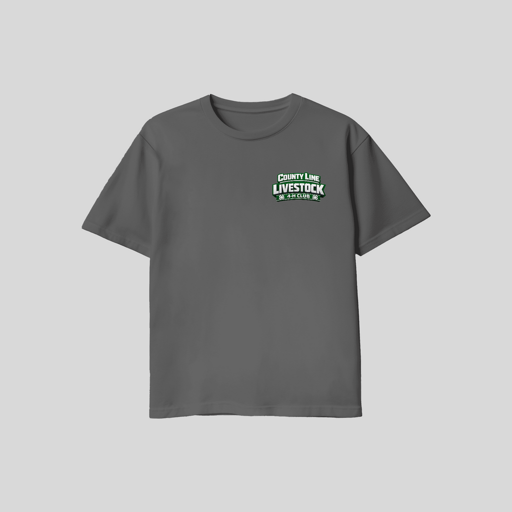 County Line T Shirt Chest Logo only Youth and Adult sizing