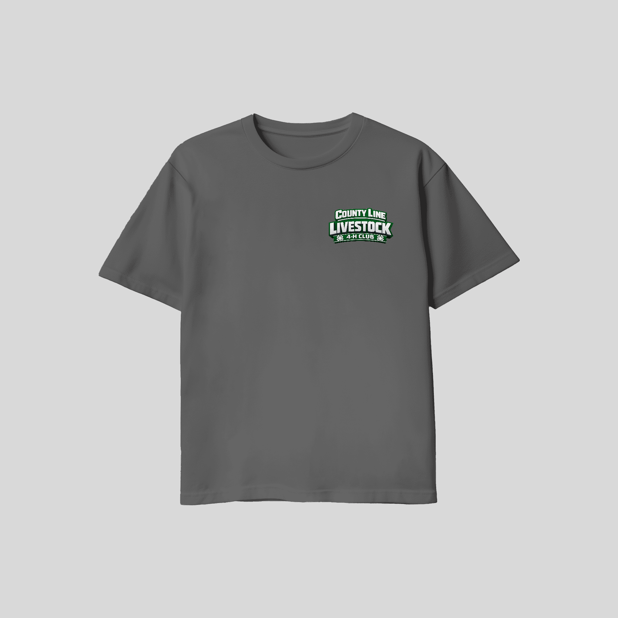 County Line T Shirt Chest Logo only Youth and Adult sizing