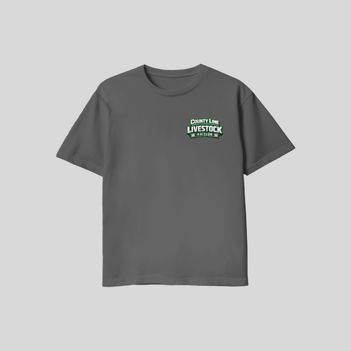 County Line T Shirt Chest Logo only Youth and Adult sizing