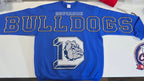 Defiance Bulldogs Oversized Letter Glitter Bulldog Logo