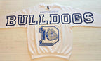 Defiance Bulldogs Oversized Letter Glitter Bulldog Logo