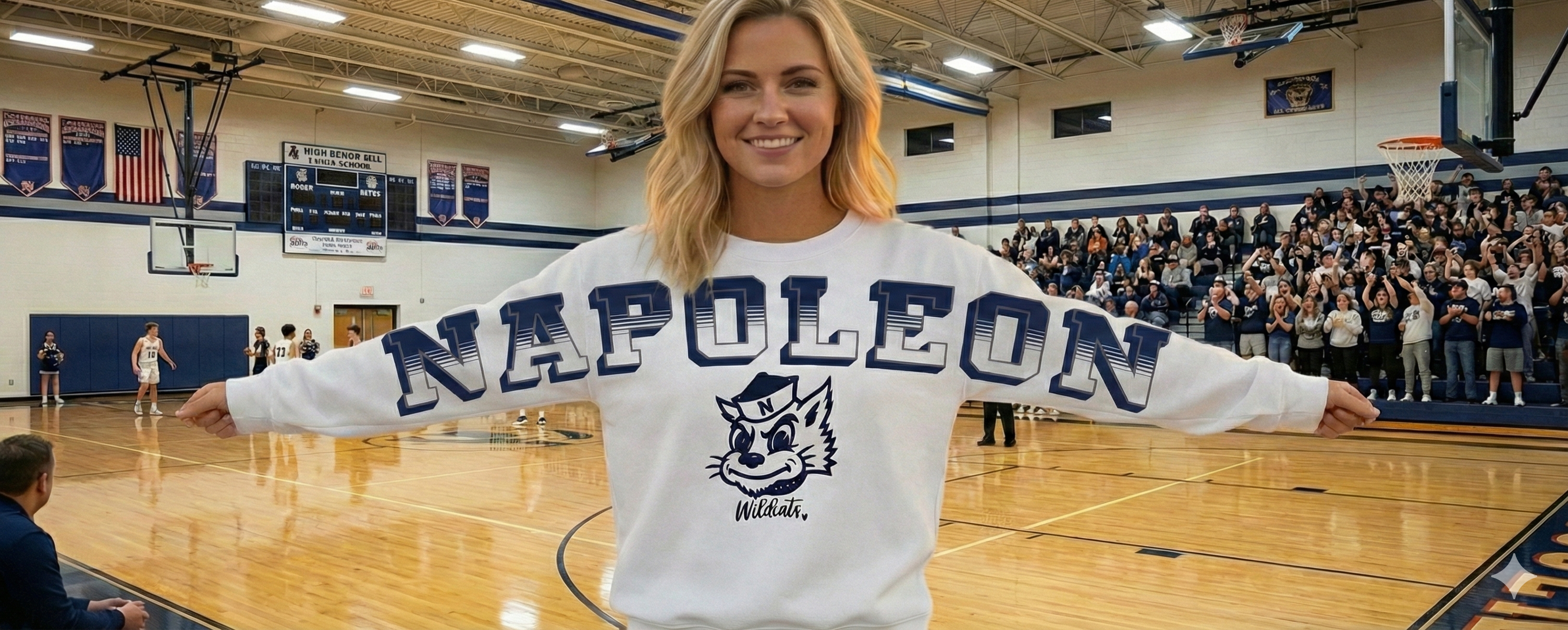 Napoleon Retro Oversized Letters "LIMITED DROP"