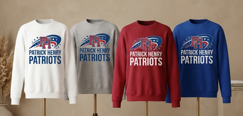 Patrick Henry "Stars Swoosh" Adult and Youth Sizing