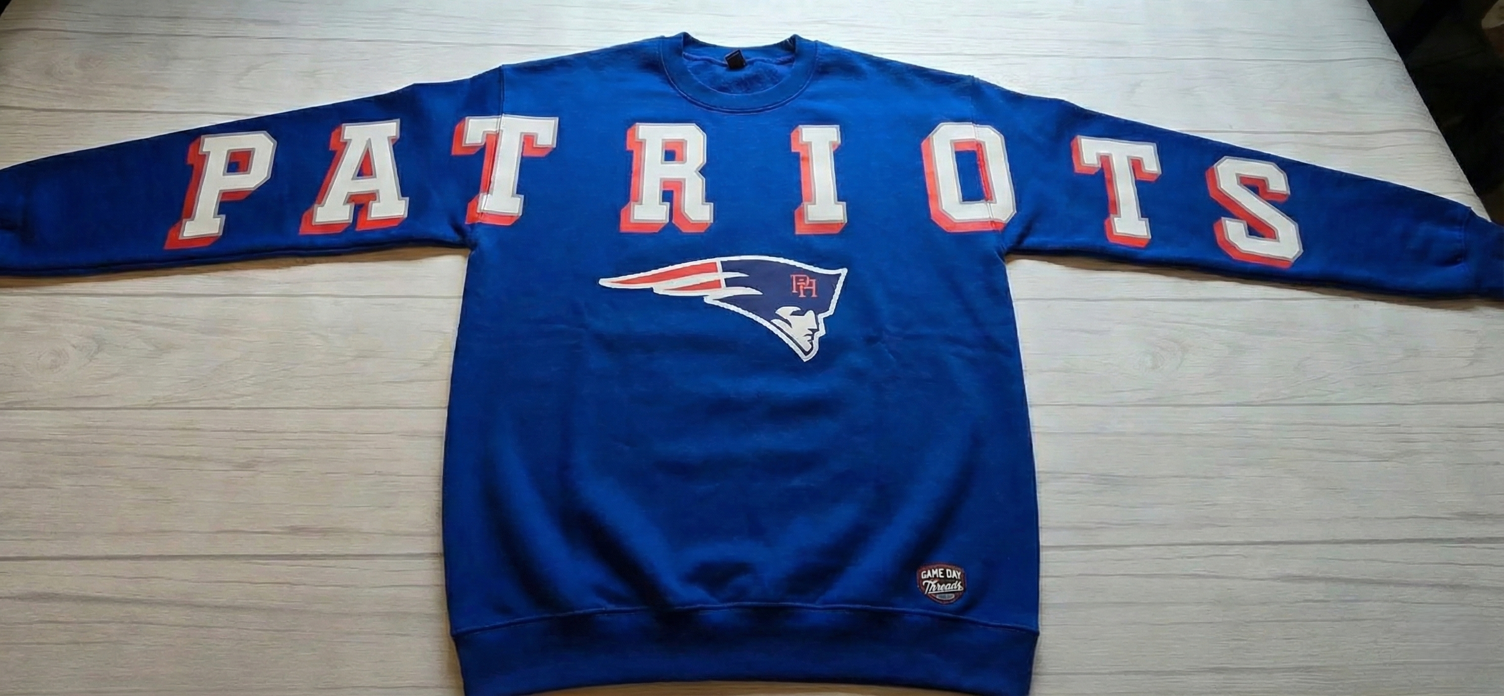 Patrick Henry "Oversize Letters Patriots" Crewneck Youth & Adult