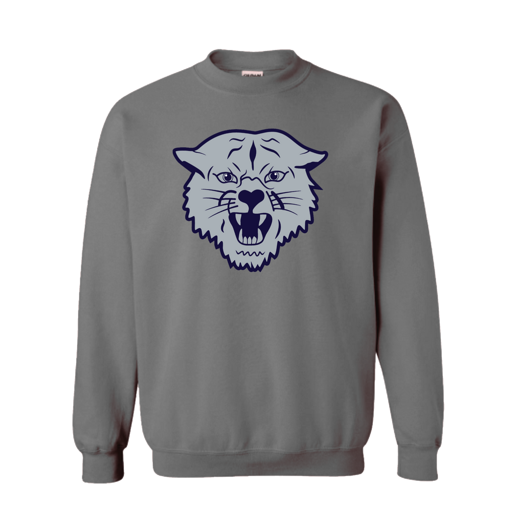 Gray / Navy Napoleon Wildcat Crewneck Sweatshirt