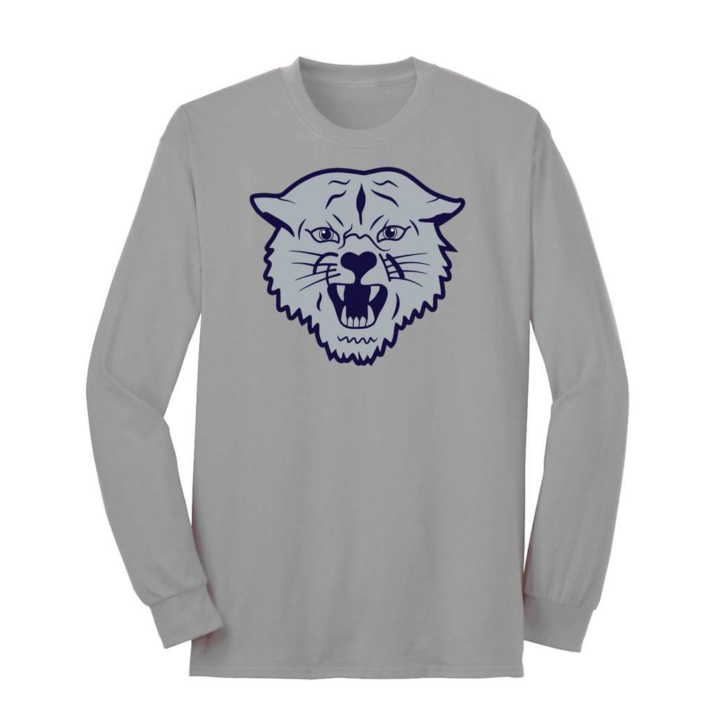 Gray / Navy Napoleon Wildcat Long Sleeve Tee