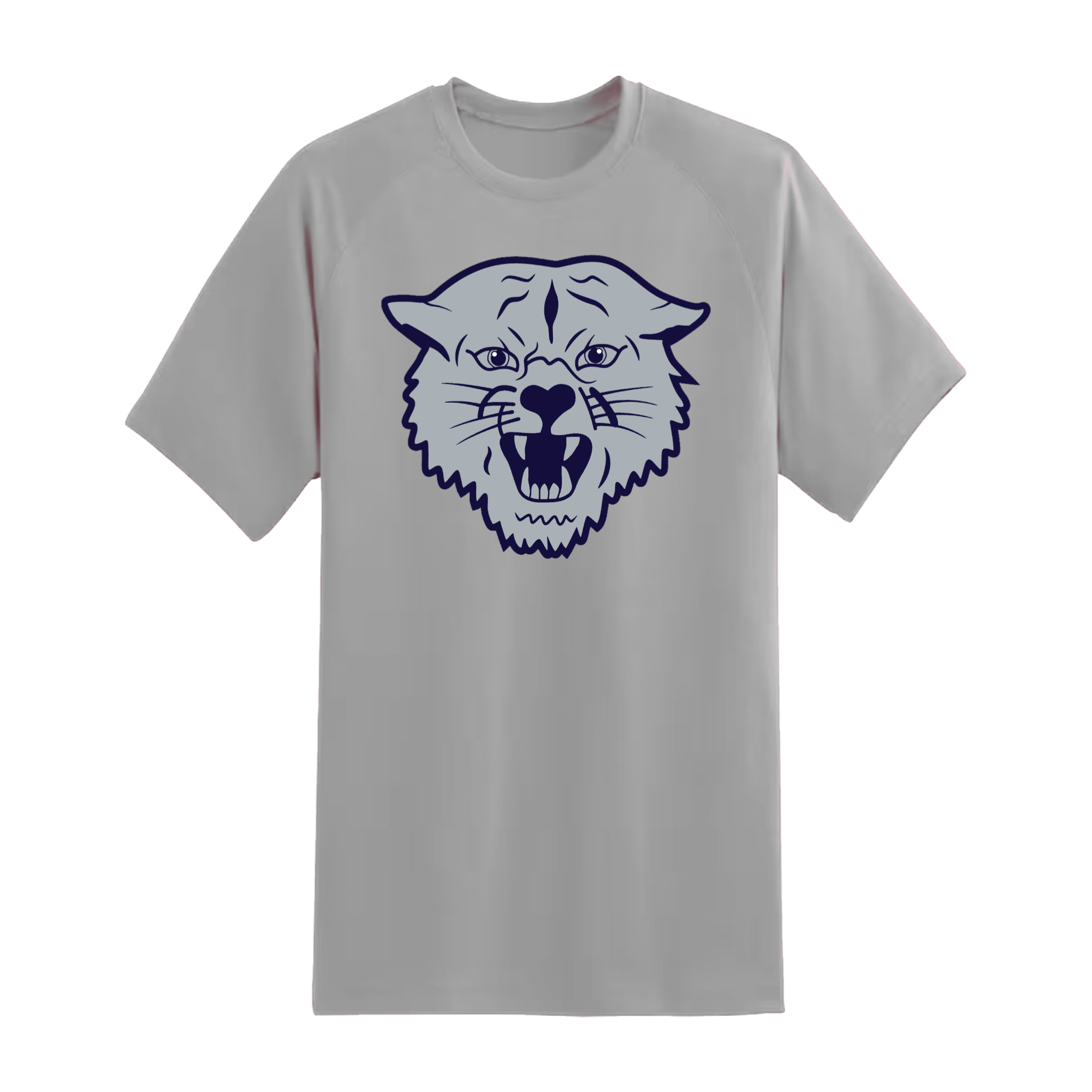 Gray / Navy Napoleon Wildcat Short Sleeve Tee