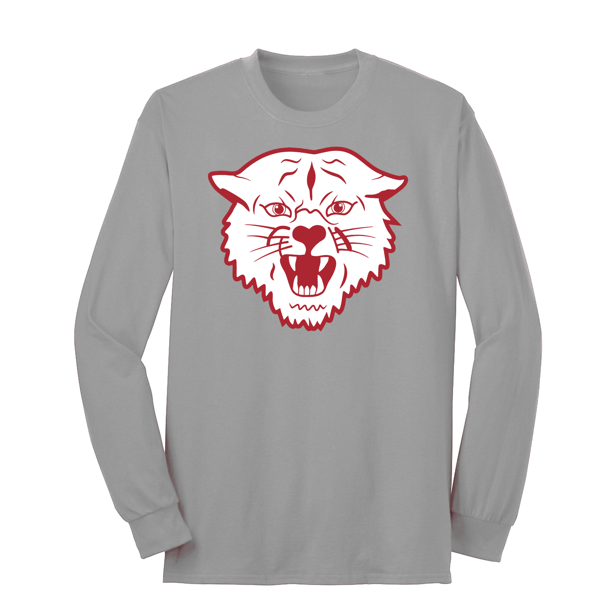 Red / White Napoleon Wildcat Long Sleeve Tee